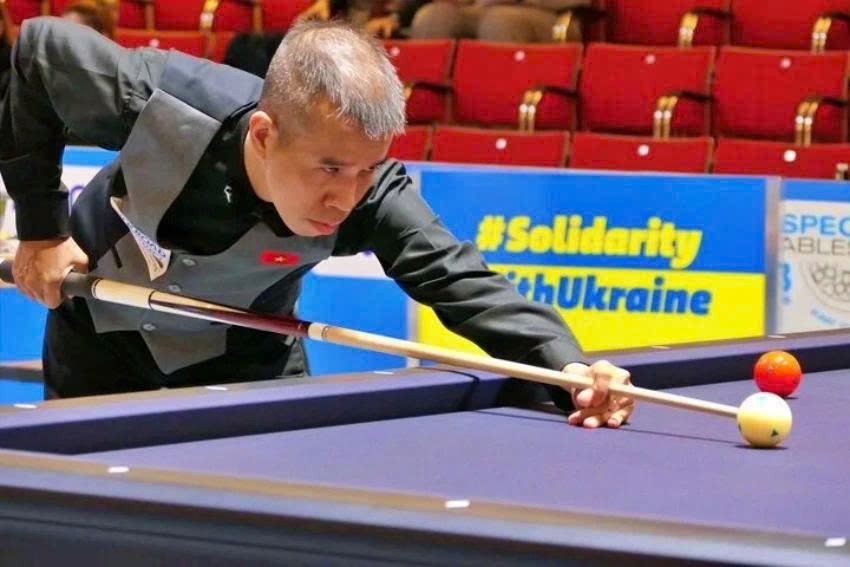 Vietnamese cueist Tran Quyet Chien advances to World Games semi-finals